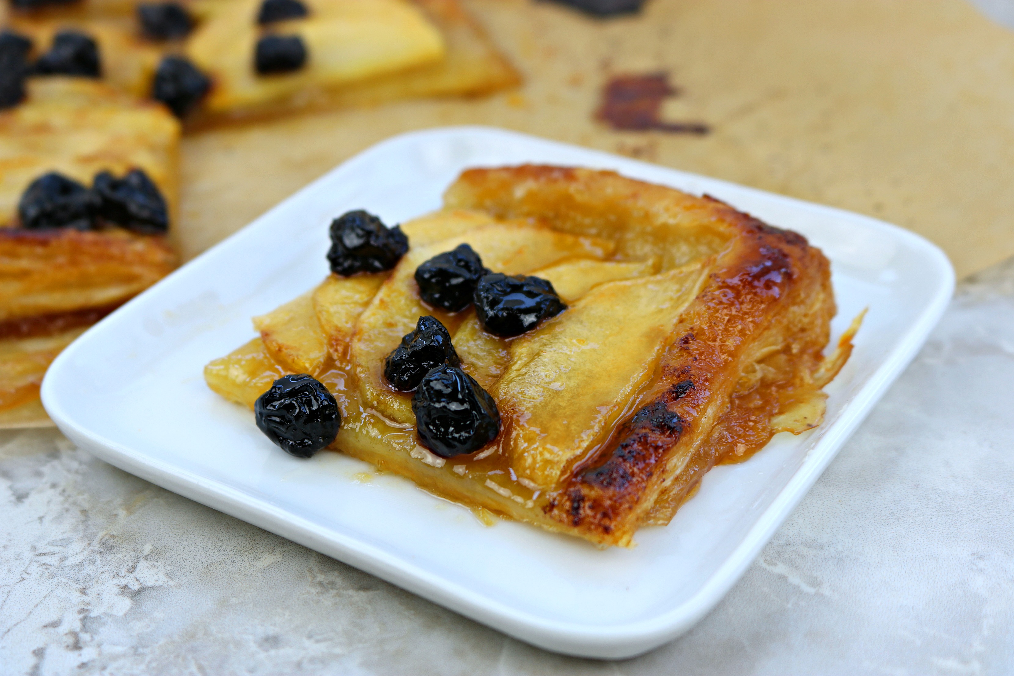 classic-french-apple-tart-with-dried-cherries-and-apricot-glaze